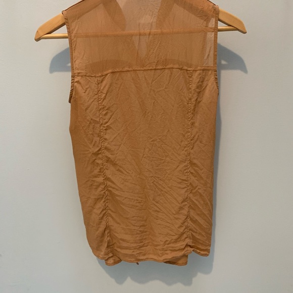 🦋Club Monaco silk blouse XS - Picture 3 of 4